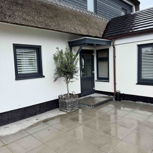 Houten Deurluifel van 181cm breed  tot 315cm breed van €1295 tot €3044,-